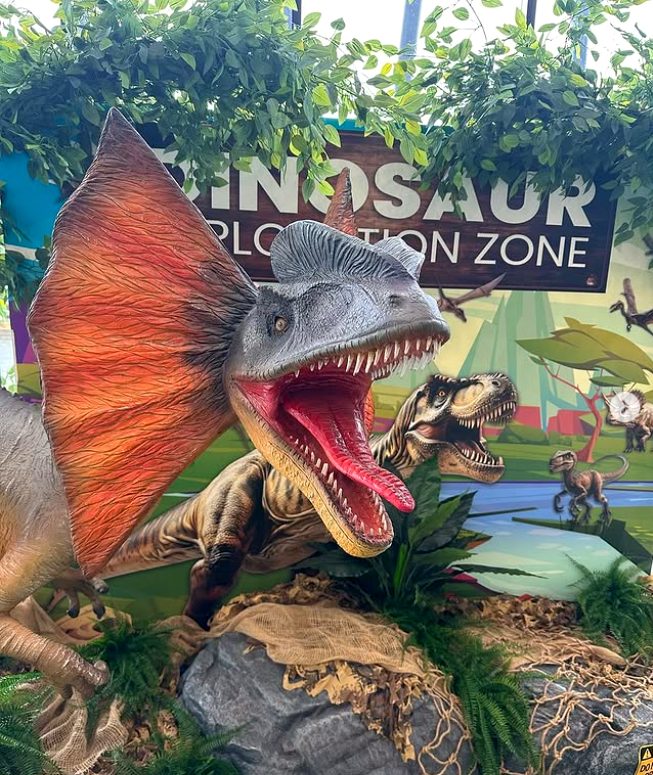 Dinosaur Exploration Zone centre activation
